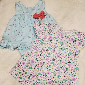 3 mo 0-3 mo baby girl summer romper/dresses